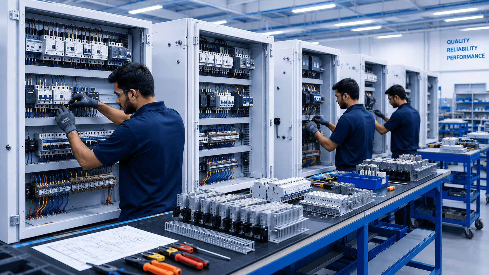 In-house control panel manufacturing