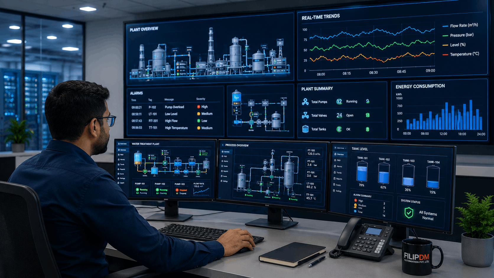 SCADA control room